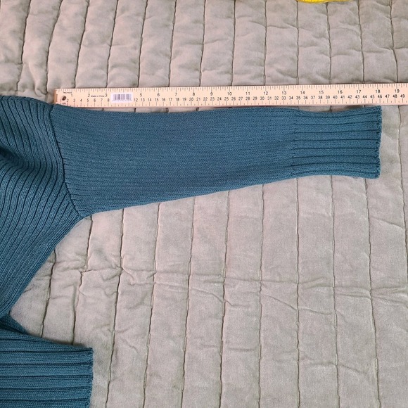 Free People FP Beach Rib Knit Trez Set Mock Neck Sweater Pull-on Shorts Green S - Picture 11 of 14